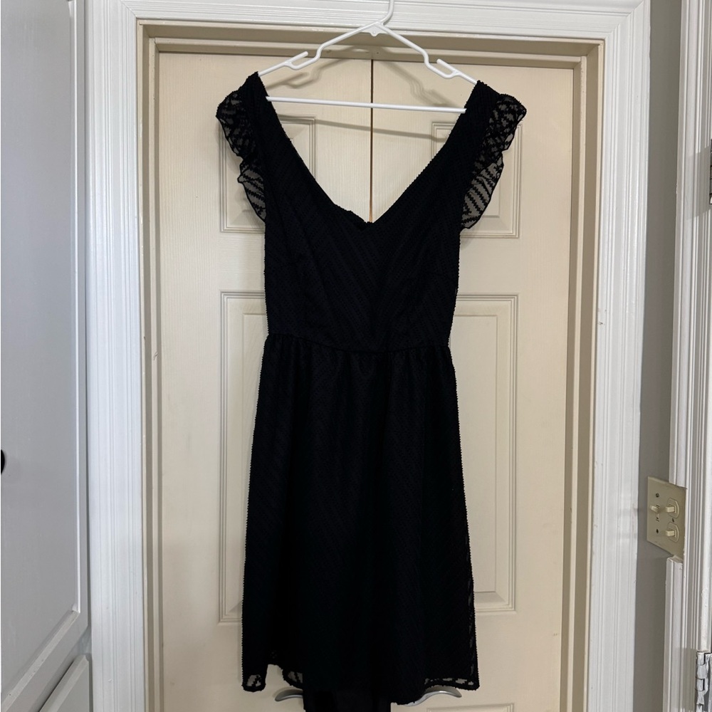 Elegant Black Lace Dress